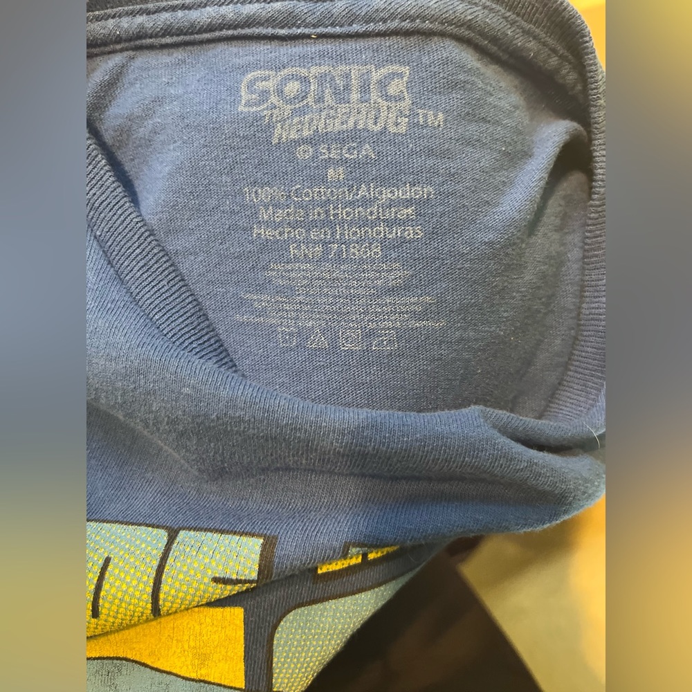 Sonic The Hedgehog Made in the 90's Sega Genesis Graphic Print T-Shirt. M. - Picture 10 of 11